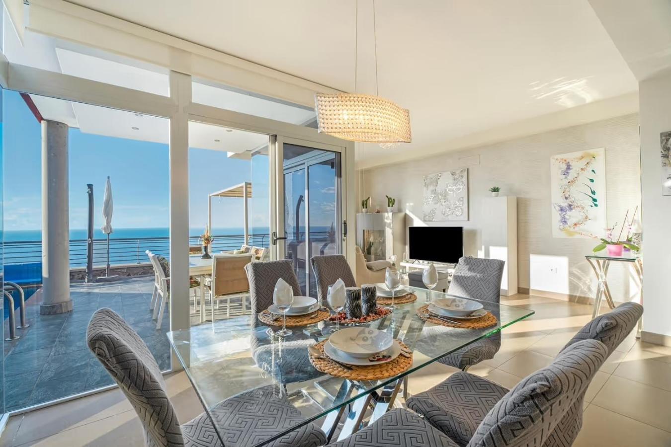 Villa Golden Horizon Con Piscina Privada Climatizada Santa Úrsula Eksteriør bilde